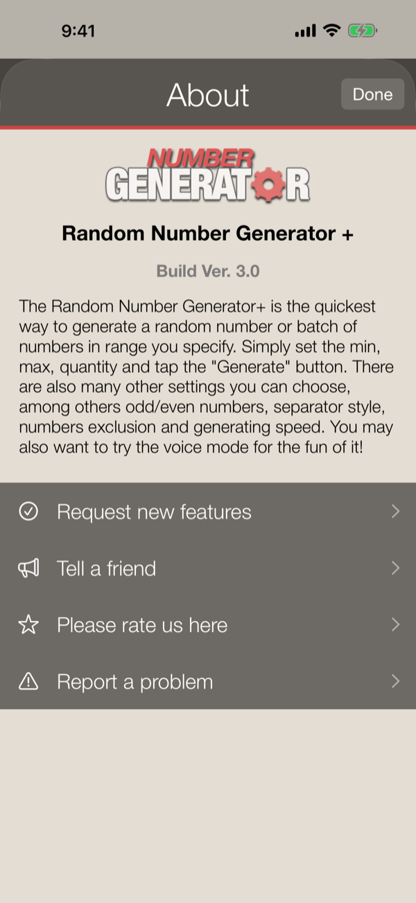 About screen